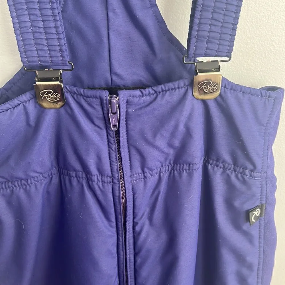 Roffe Made in the USA Women’s 12 Vintage Snow bibs pants Coat Jacket Ski Set